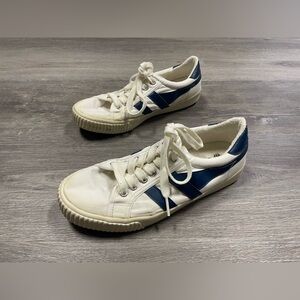 Gola Women's White and Navy Athletic Sneakers